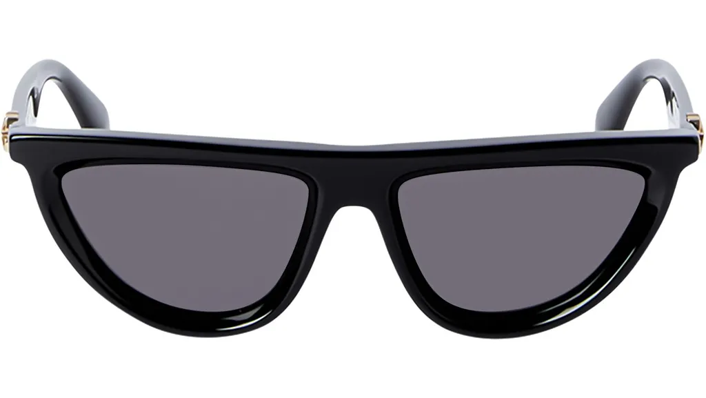 Off-White Triangular Frame Sunglasses