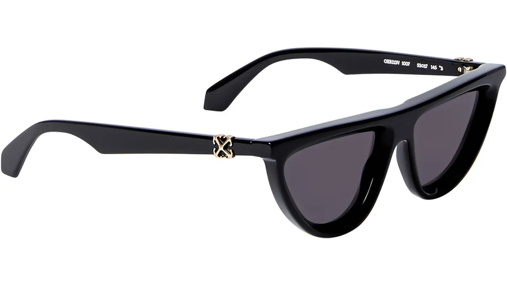 Off-White Triangular Frame Sunglasses