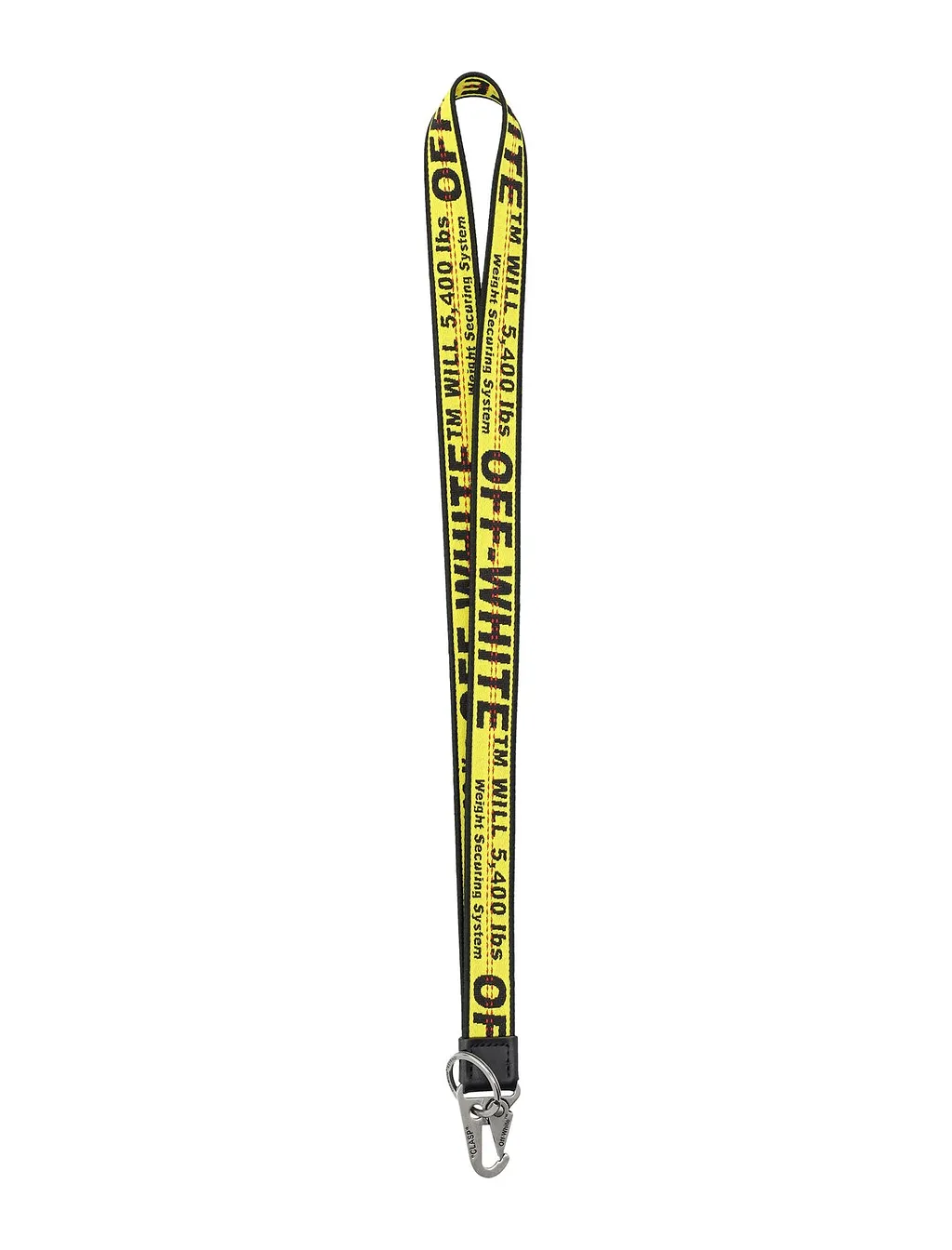 Off-White Webbing Lanyard Keychain