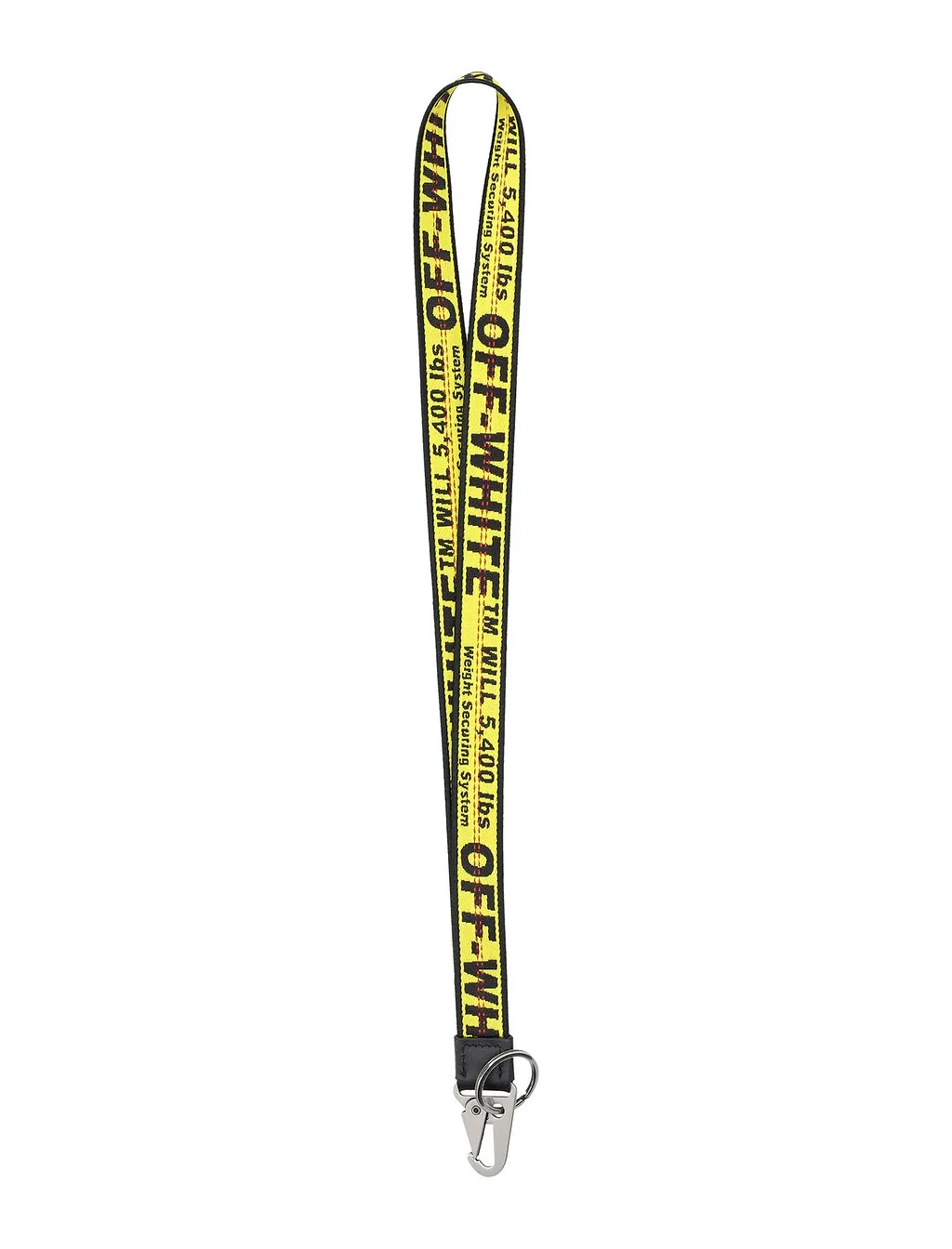 Off-White Webbing Lanyard Keychain