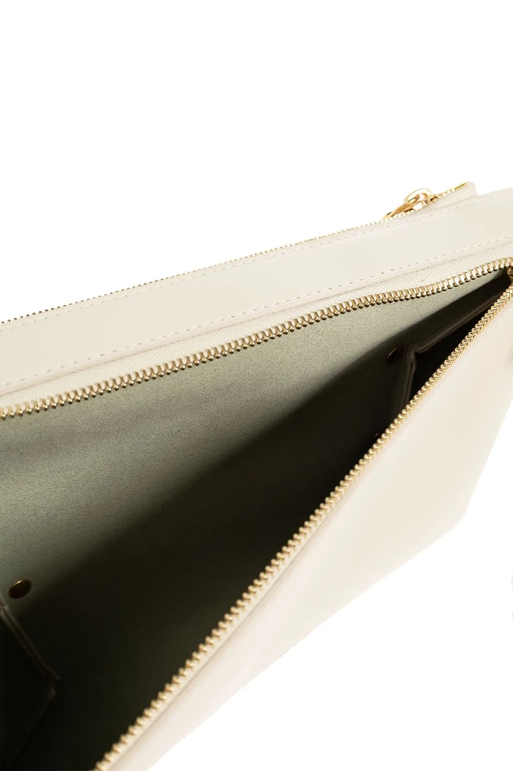 Off-White Logo Plaque Zip-Up Shoulder Bag