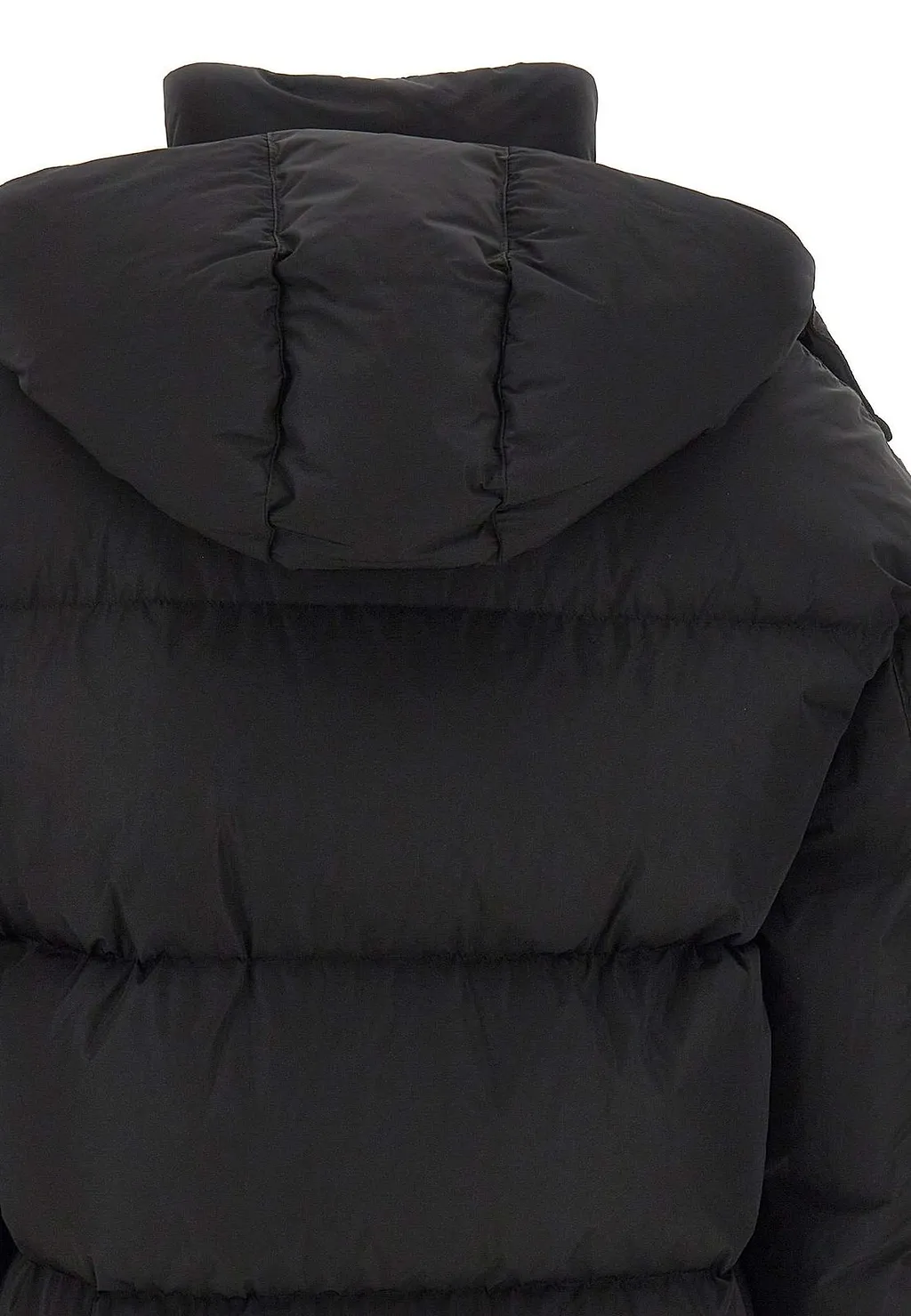 Off-White Zip-Up High Neck Puffer Jacket