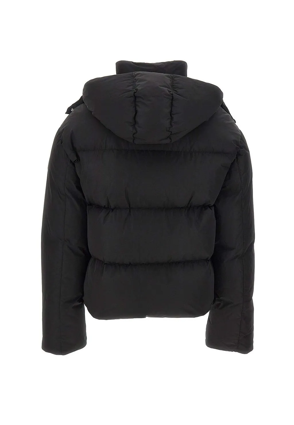 Off-White Zip-Up High Neck Puffer Jacket