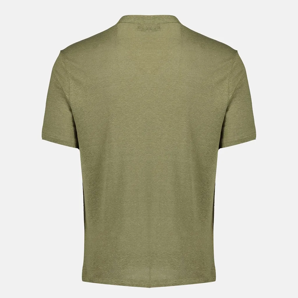 Officine GÉNÉRale Garment-Dyed Linen T-Shirt