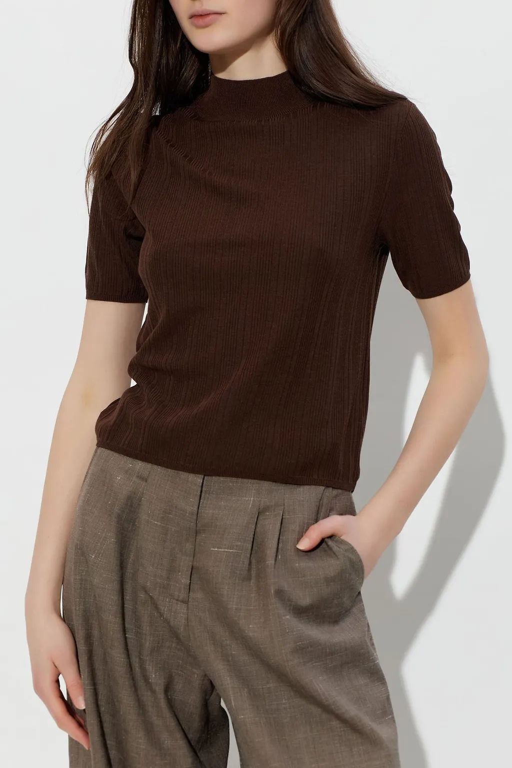 Officine GÉNÉRale Laya Ribbed Knitted Top