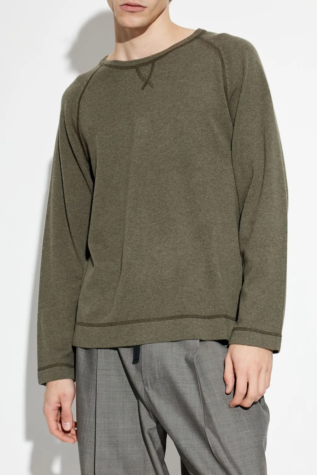 Officine GÉNÉRale Nate Crew Neck Knitted Sweater