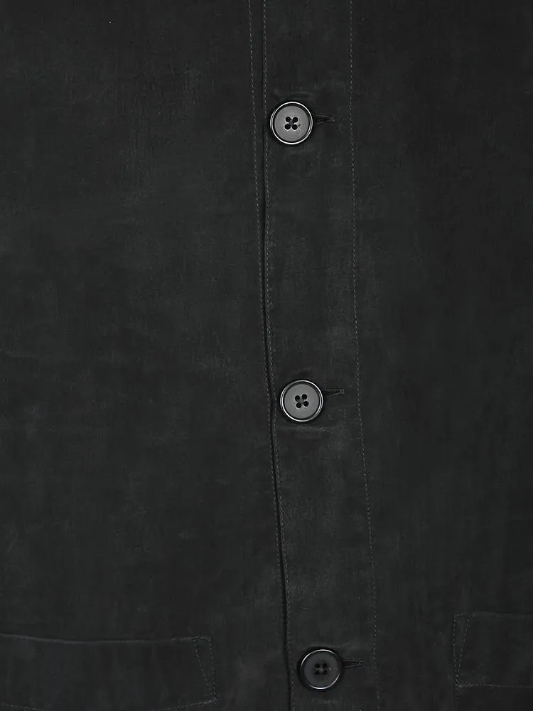 Officine GÉNÉRale Stand-Collar Buttoned Jacket
