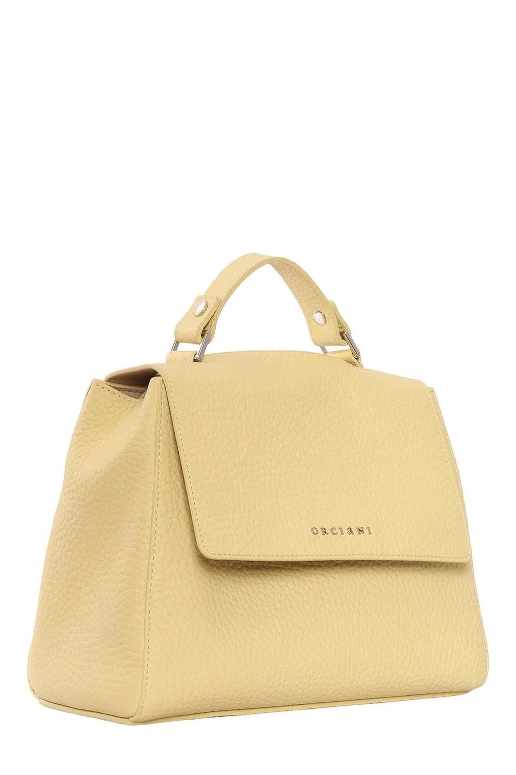 Orciani Sveva Soft Small Leather Handbag