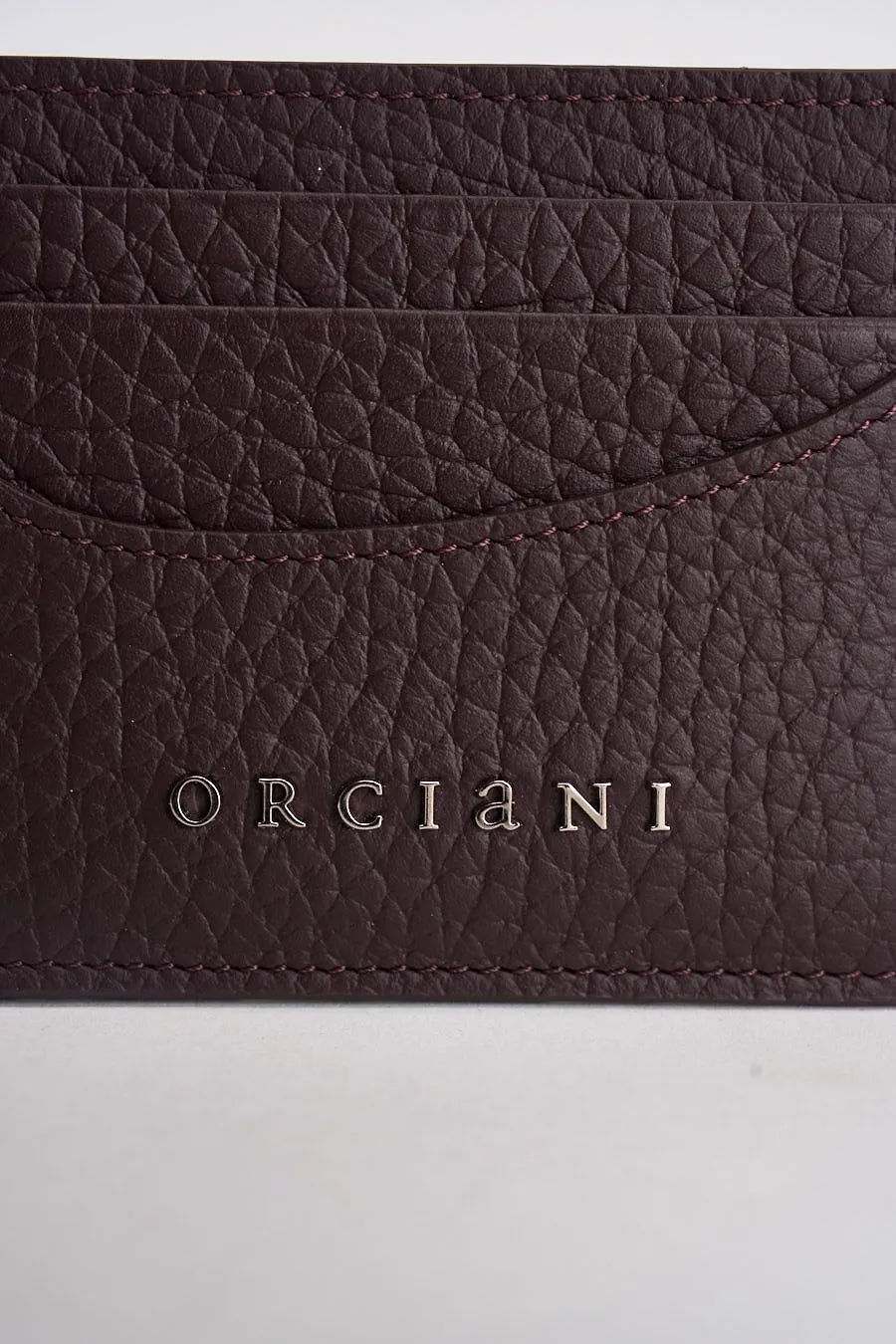 Orciani Textured Cardholder Wallet