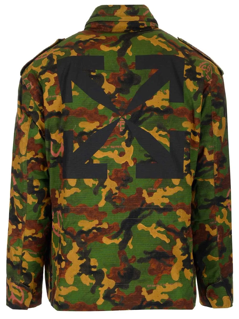 Off-White Camouflage Printed Field Jacket