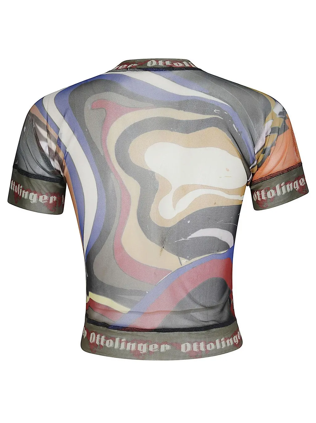 Ottolinger Logo Print Mesh T-Shirts