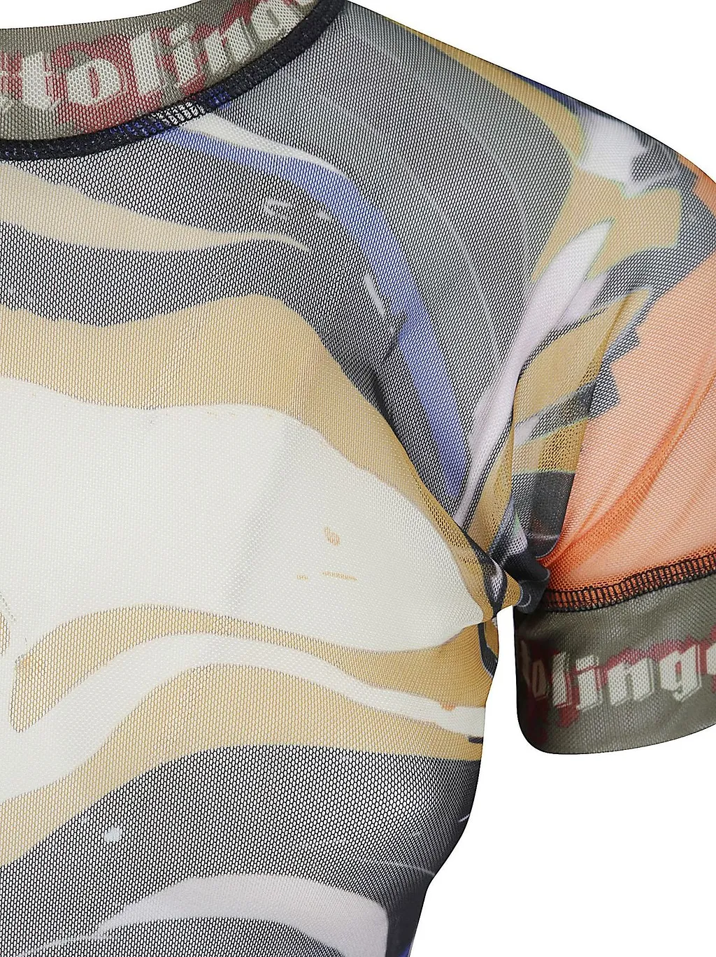 Ottolinger Logo Print Mesh T-Shirts