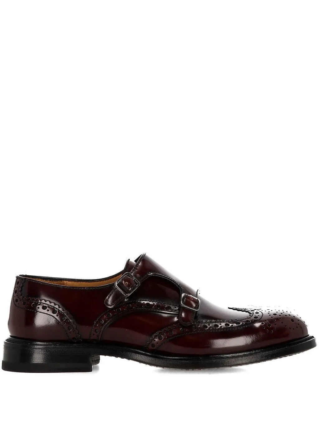 Ortigni Double Monk Strap Flat Shoes
