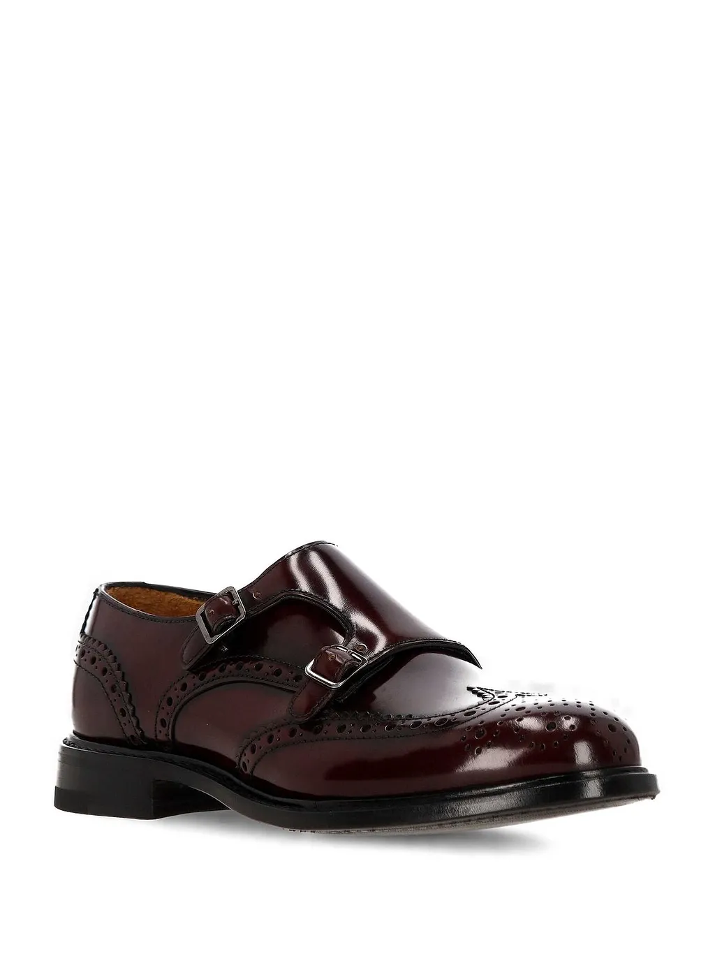 Ortigni Double Monk Strap Flat Shoes