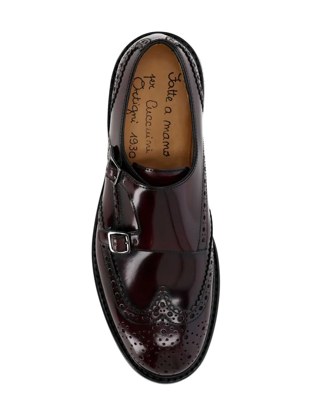 Ortigni Double Monk Strap Flat Shoes
