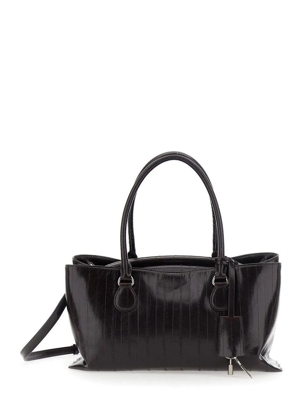 Osoi Embossed Top Handle Bag