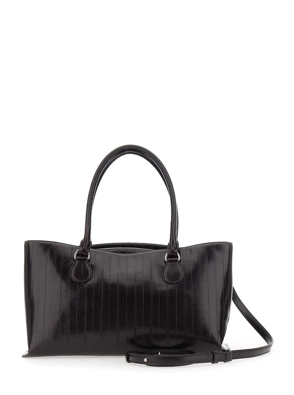 Osoi Embossed Top Handle Bag