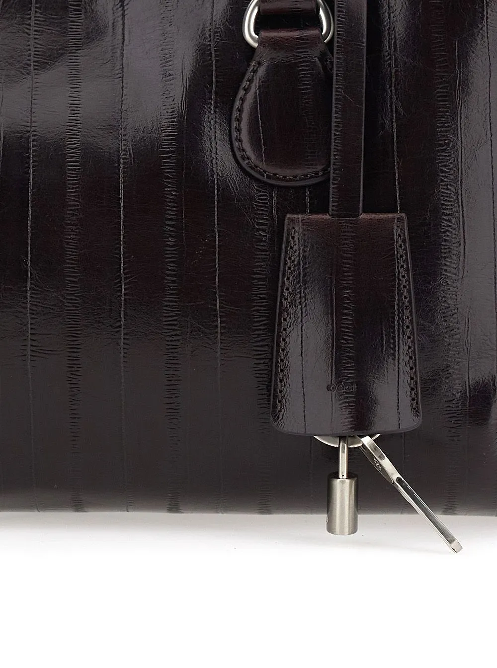 Osoi Embossed Top Handle Bag