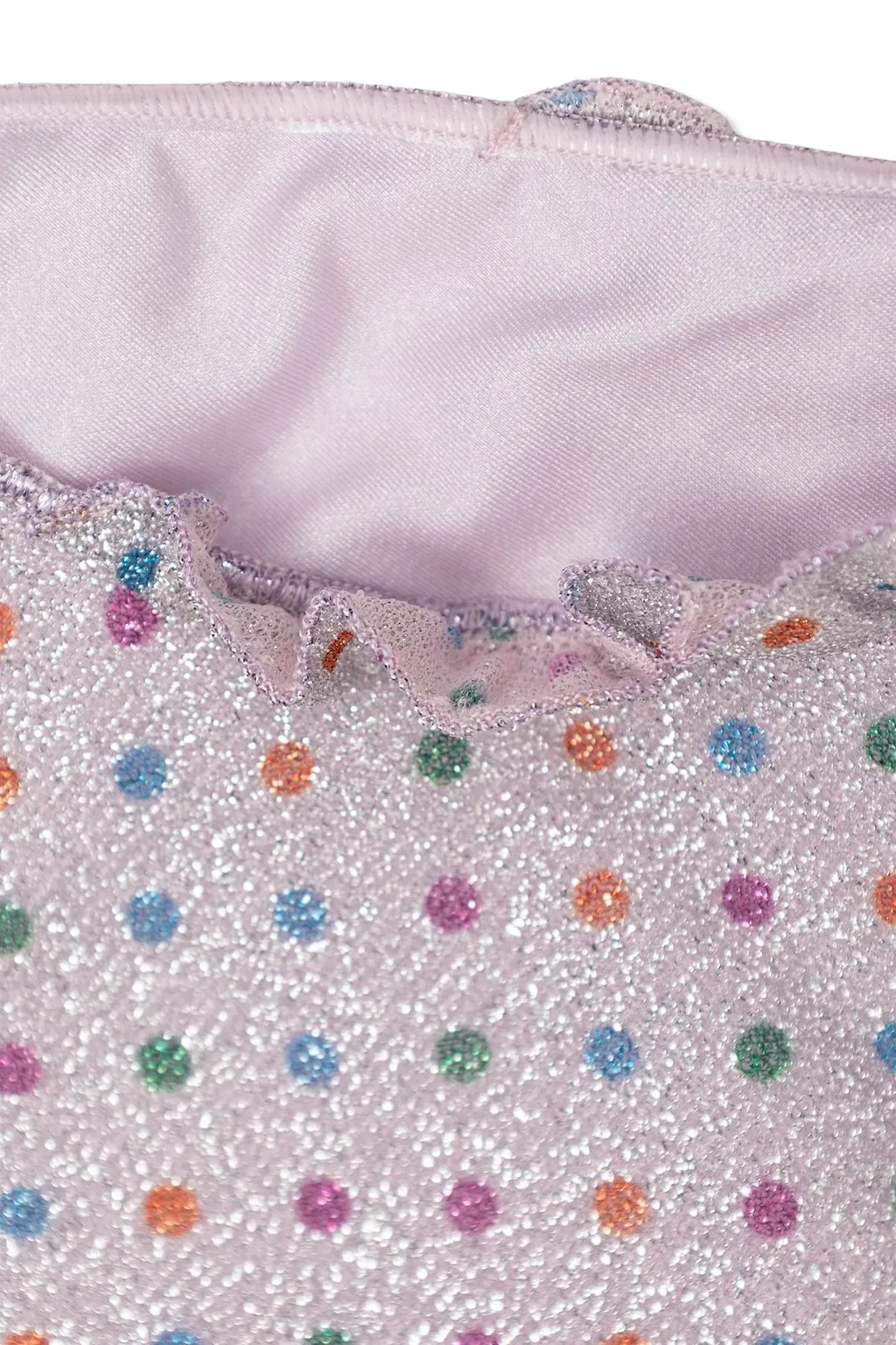 OsÉRee Kids Ruffled Glitter Bikini
