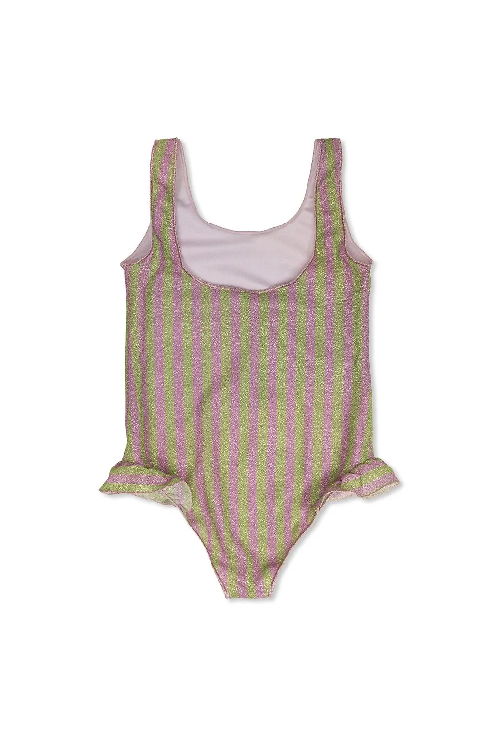 OsÉRee Kids Striped Ruffled Swimsuit