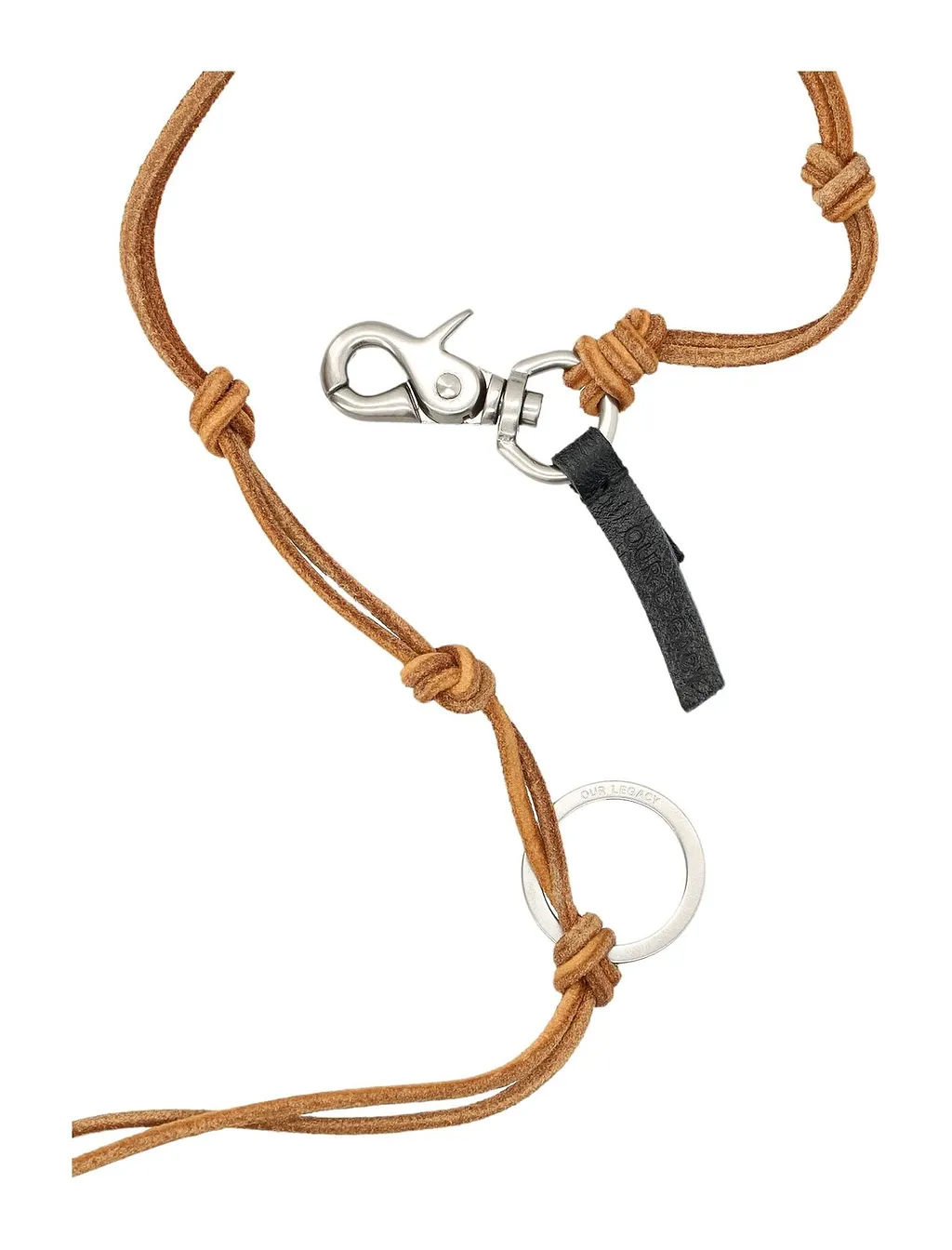 Our Legacy Ladon Knotted Leather Keyring