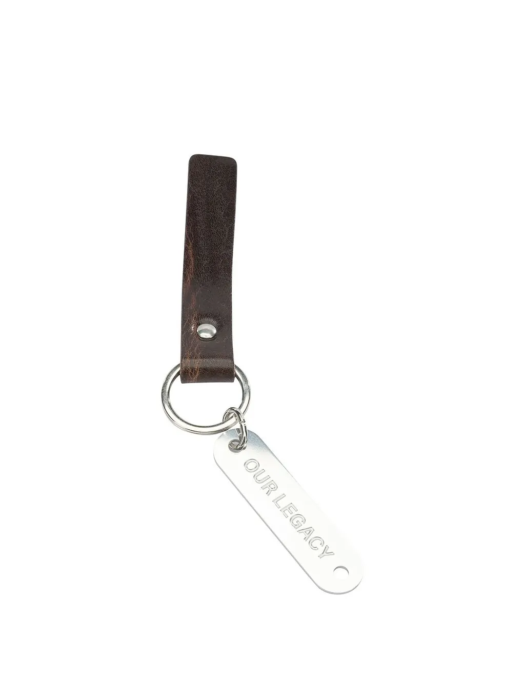 Our Legacy Leather Logo Keyring