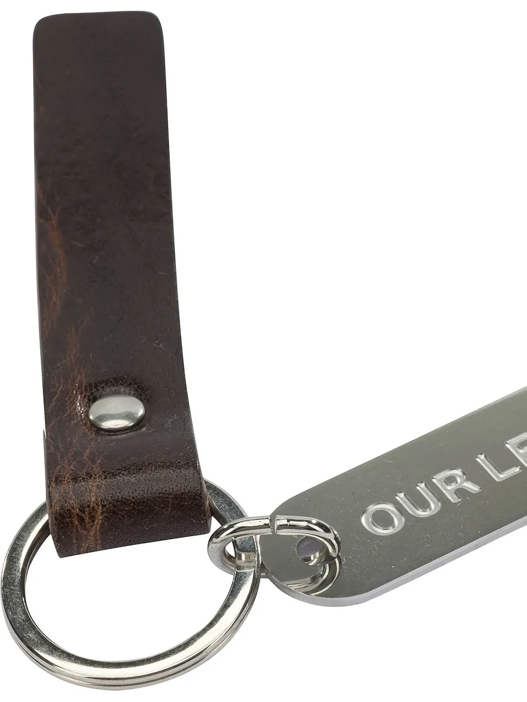 Our Legacy Leather Logo Keyring