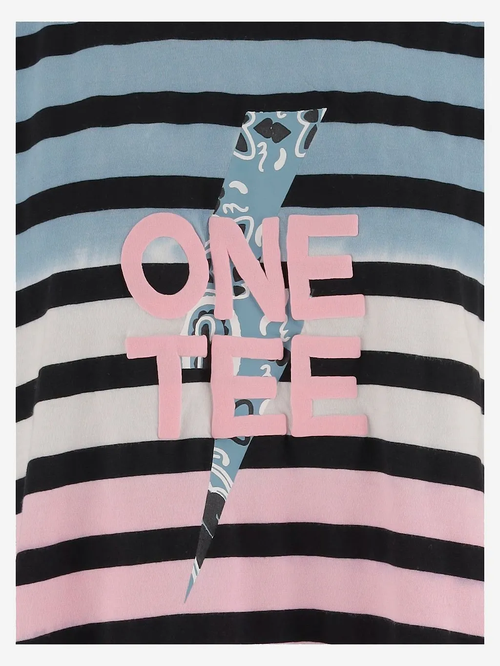 One Tee Ava Striped Logo T-Shirt