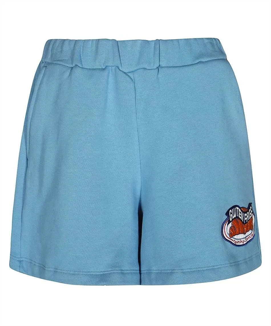 Patch-Detail Jersey Track Shorts