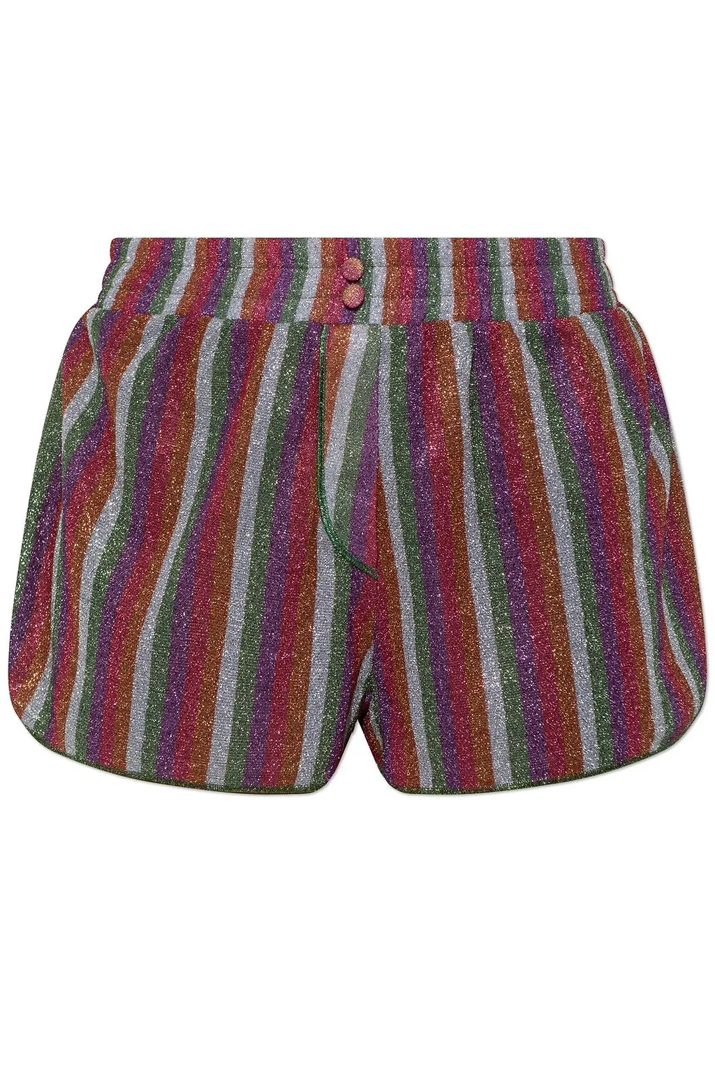 Striped Lurex Beach Shorts
