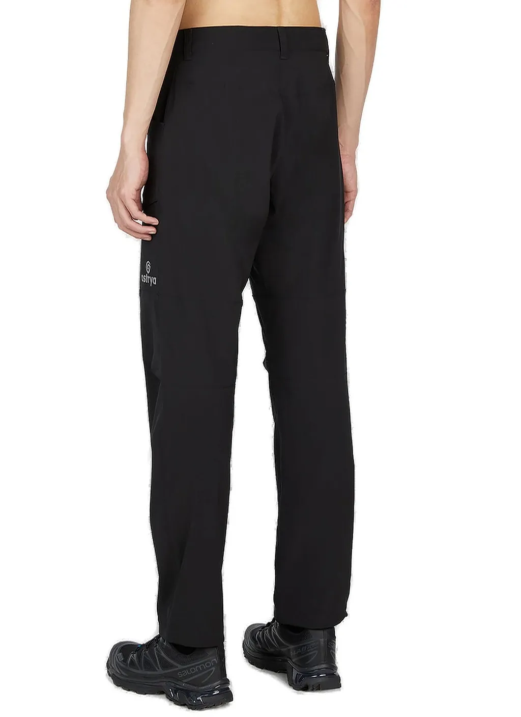 Ostrya Yarrow Logo-Printed Mid-Rise Trousers