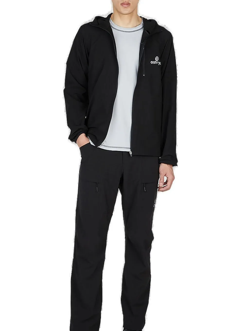 Ostrya Yarrow Logo-Printed Mid-Rise Trousers
