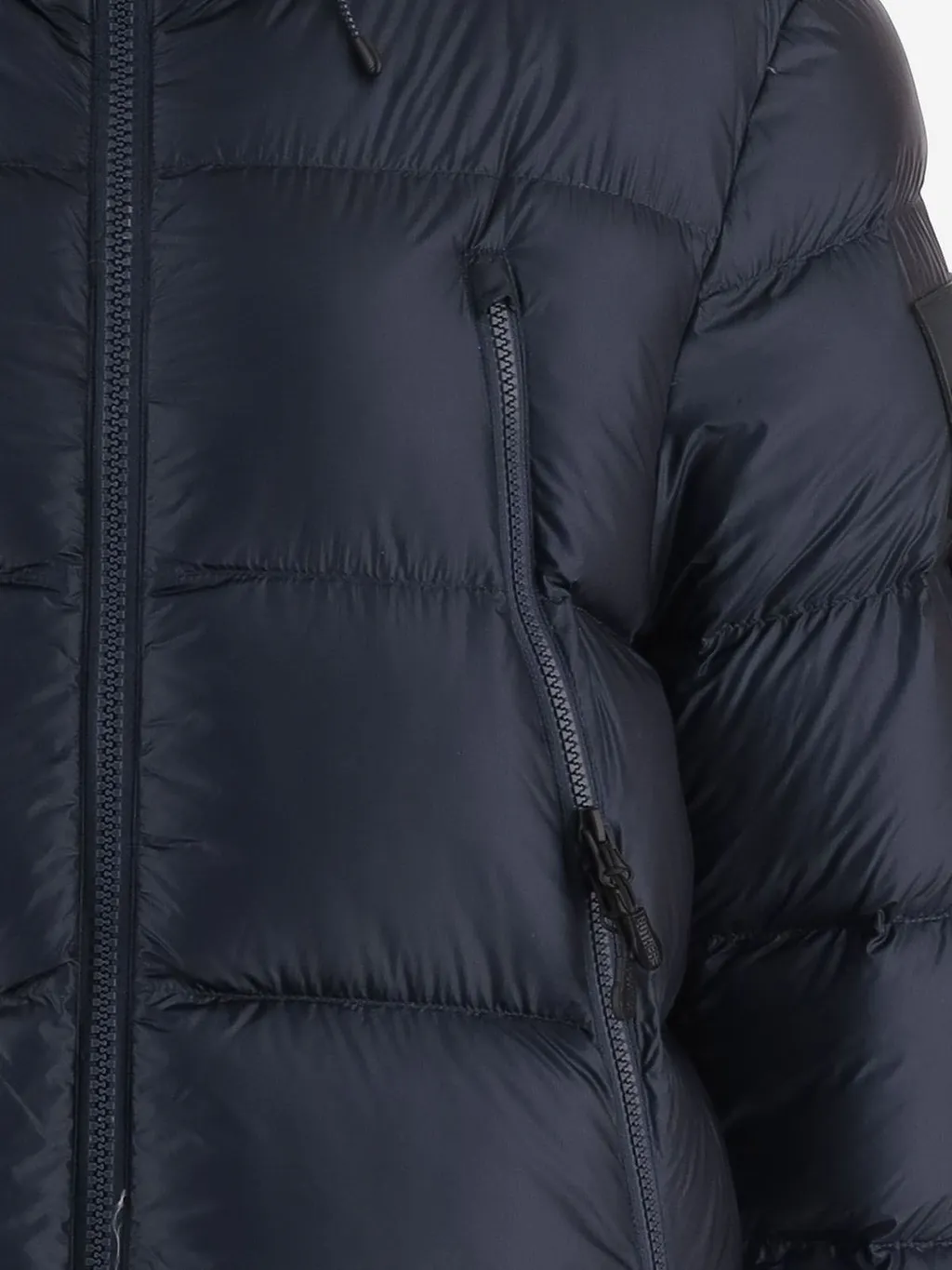 Quilted Hooded Down Jacket