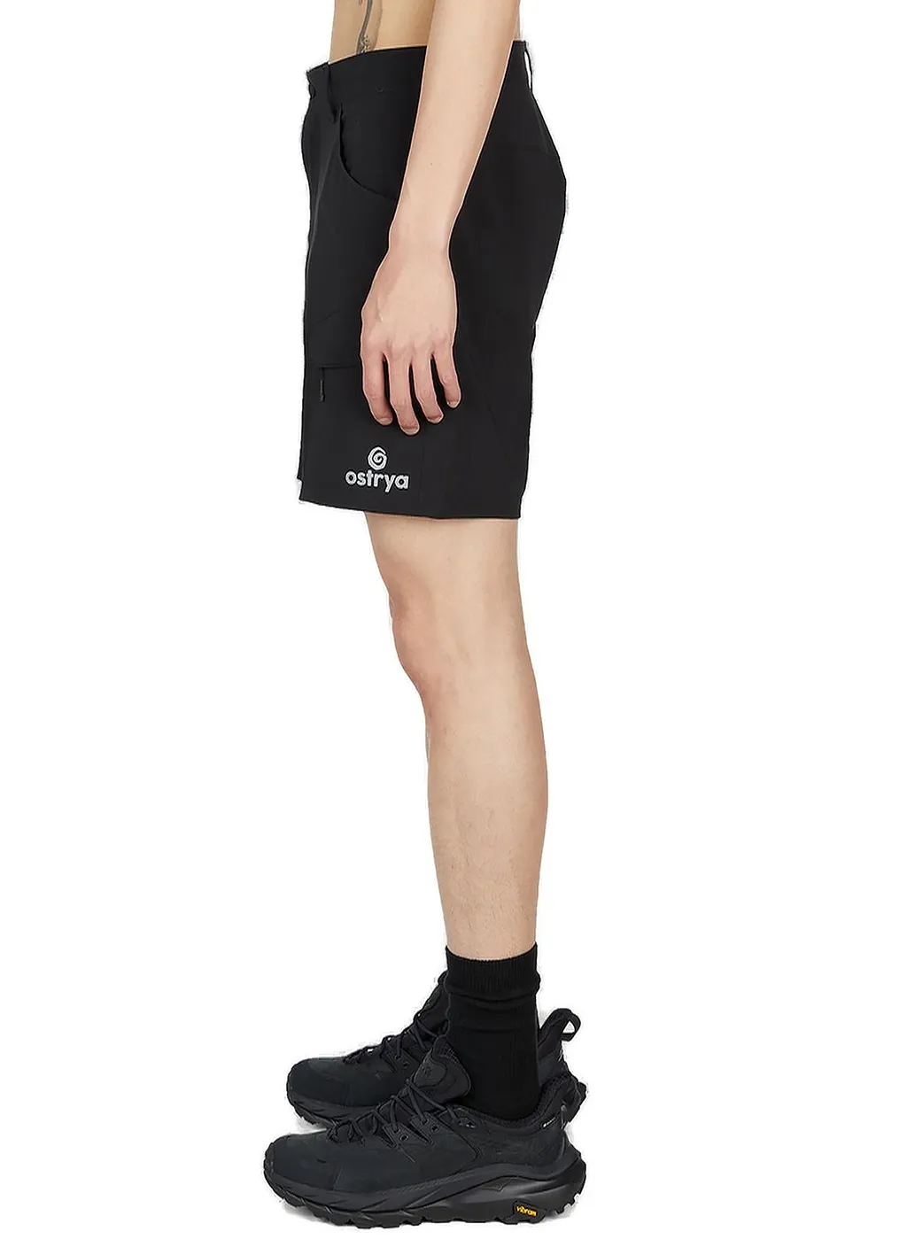 Ostrya Yarrow Logo-Printed Hiking Shorts