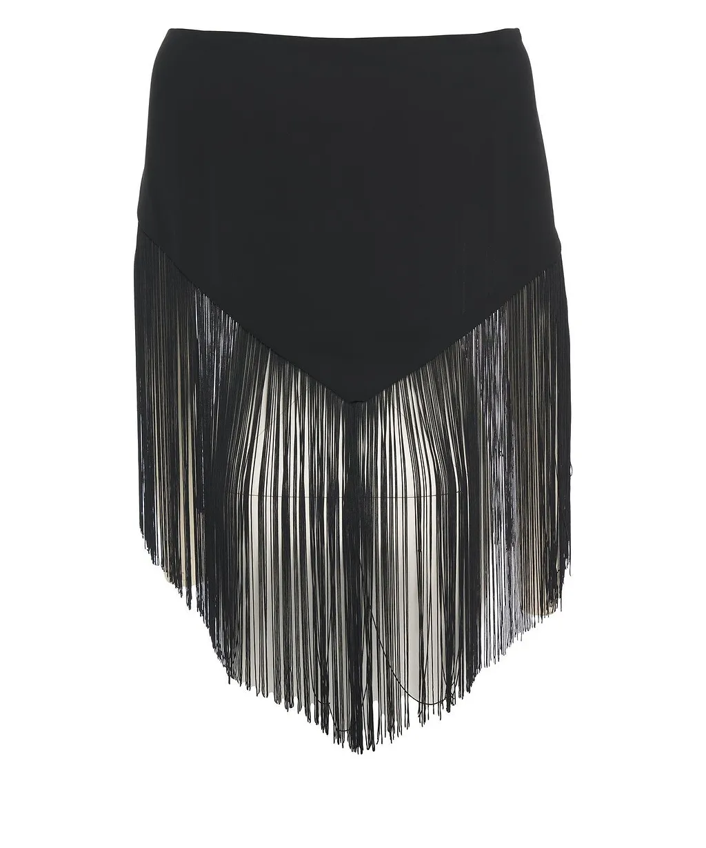 Ottod'ame Fringed Cropped Coat