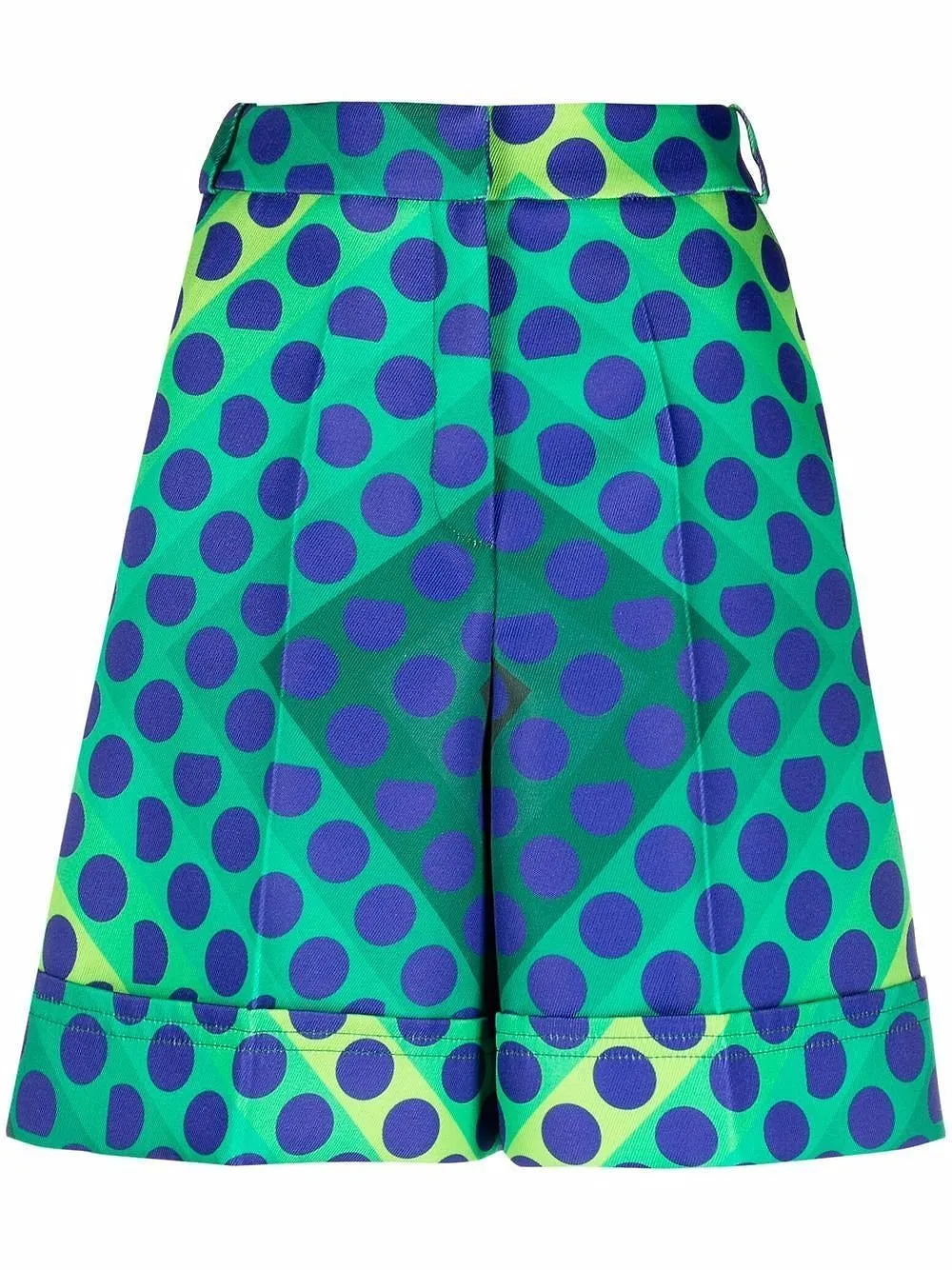 Paco Rabanne All-Over Patterned Pleated Shorts