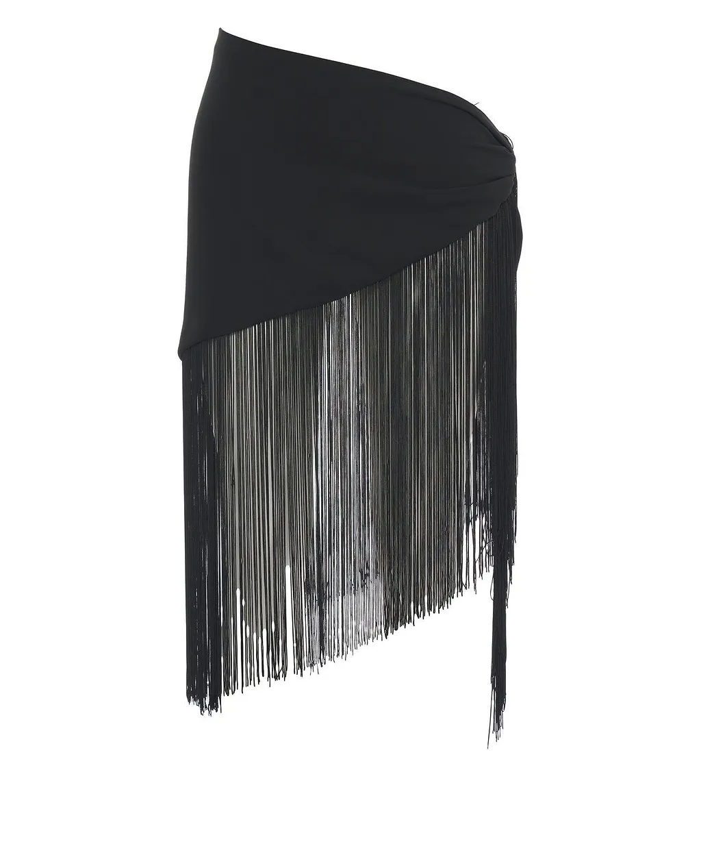 Ottod'ame Fringed Cropped Coat