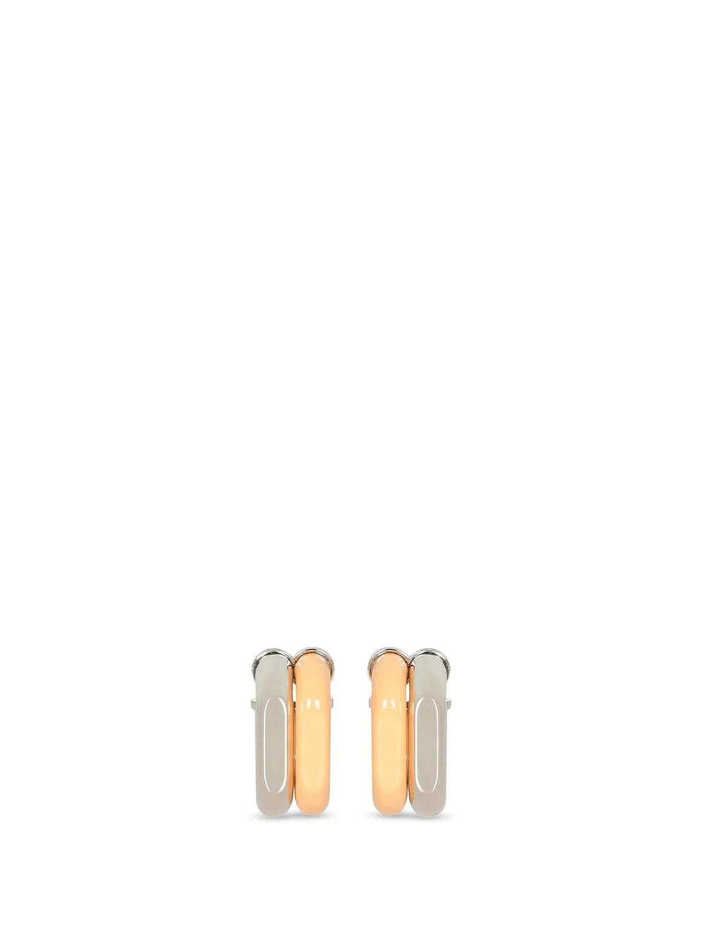Paco Rabanne Double Link Hoop Earrings
