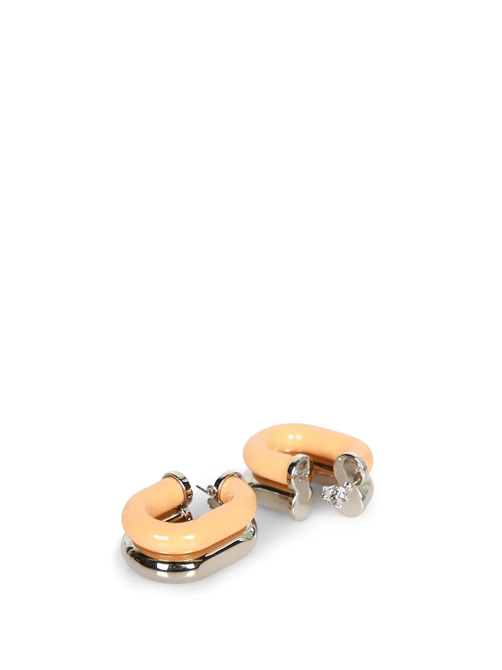 Paco Rabanne Double Link Hoop Earrings