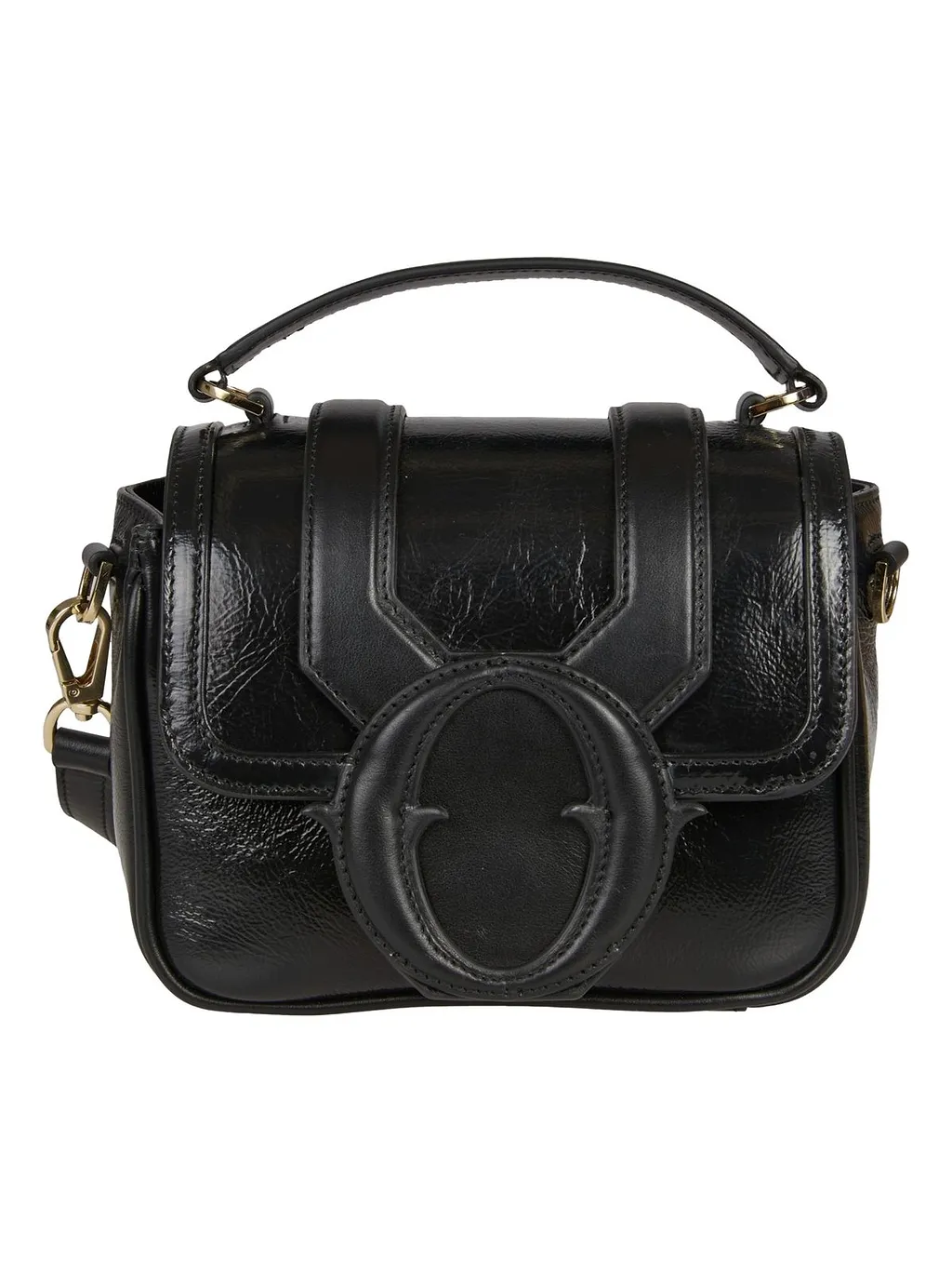 Ottod'ame Oval Flap Shoulder Bag