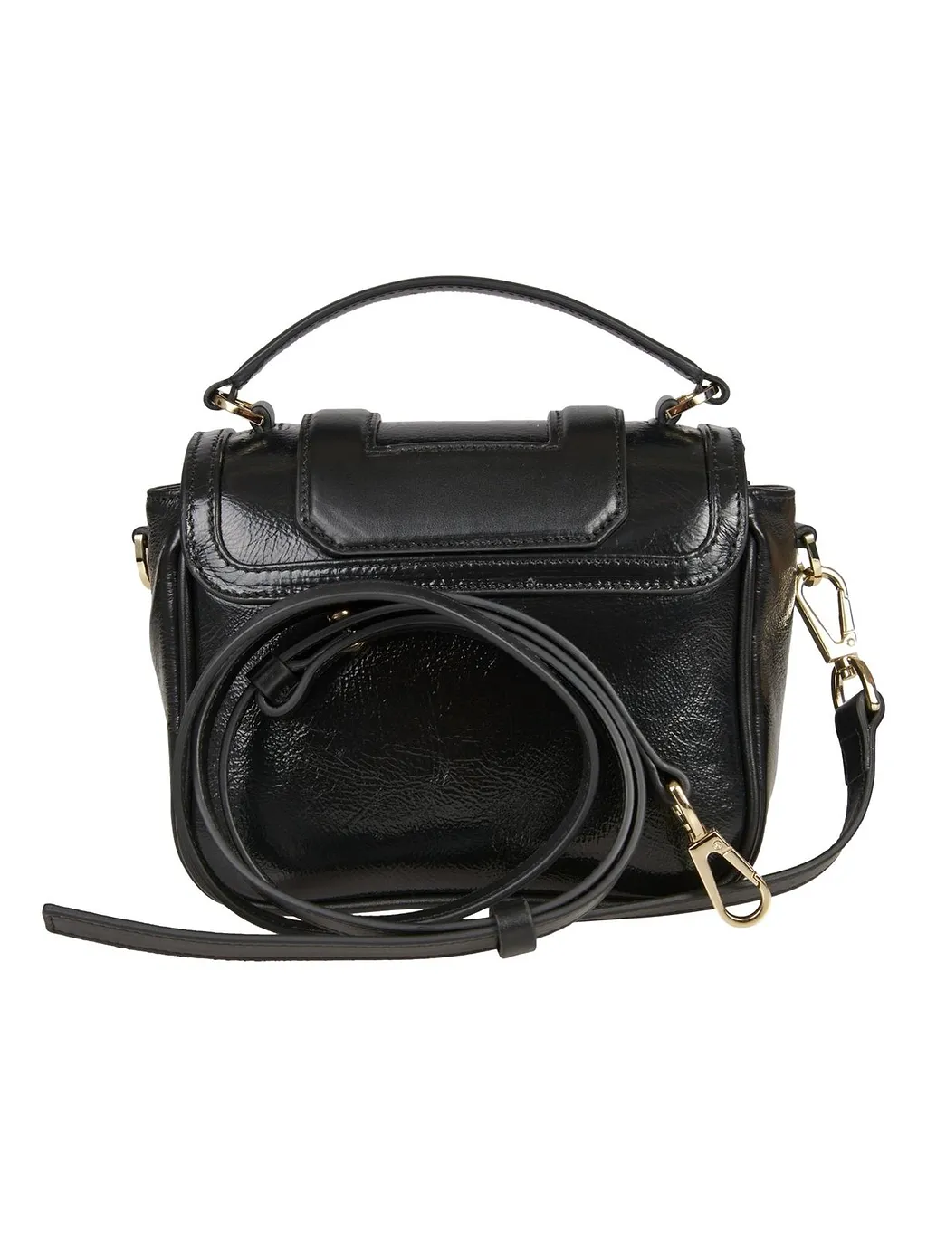 Ottod'ame Oval Flap Shoulder Bag