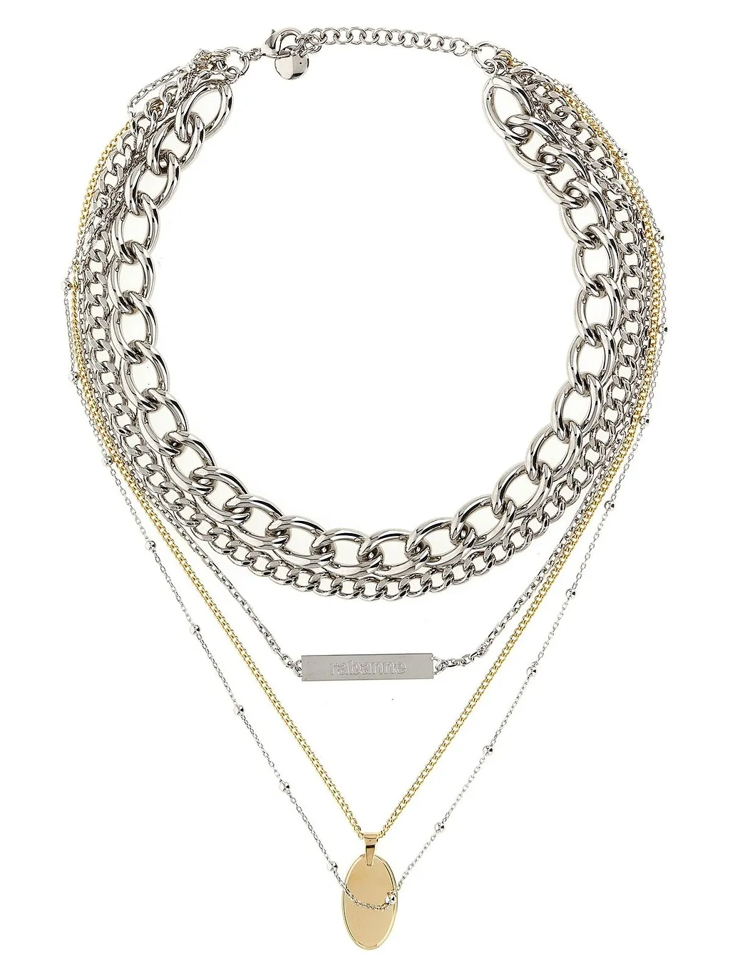 Paco Rabanne 5-Row Layered Necklace