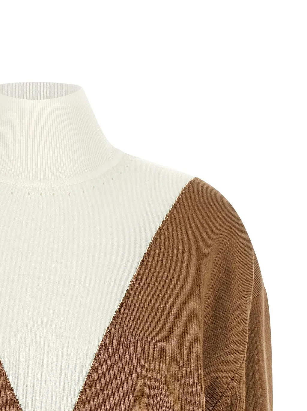 Paco Rabanne High Neck Knitted Jumper