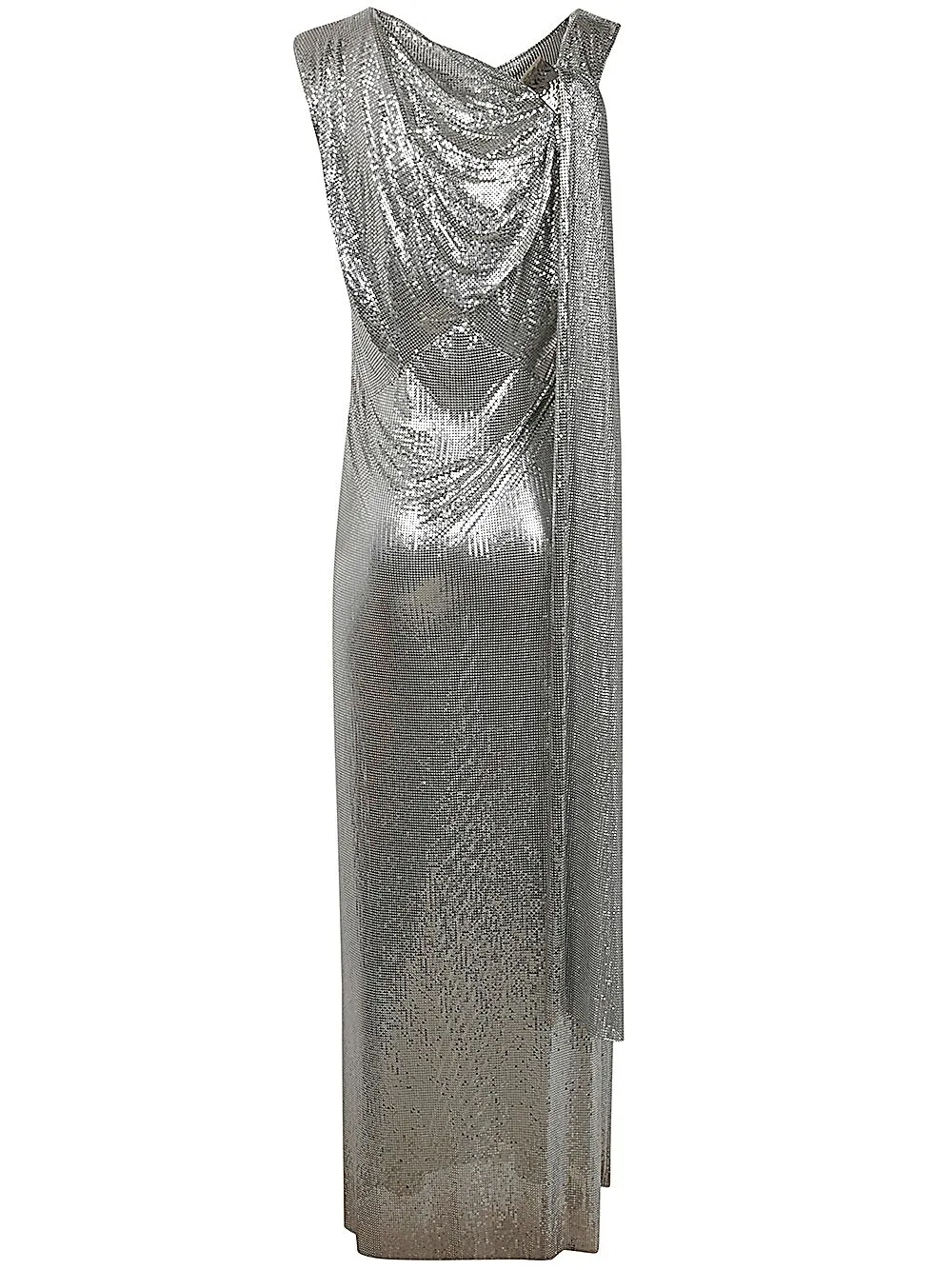 Paco Rabanne Metallic Effect Sleeveless Dress