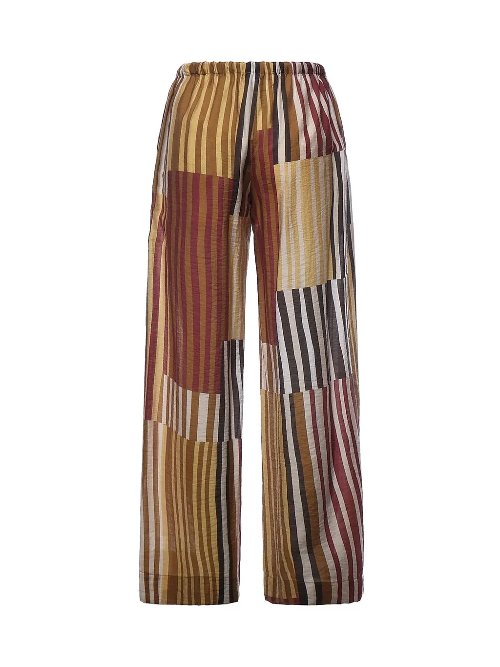 Ottod'ame Striped Wide-Leg Pants