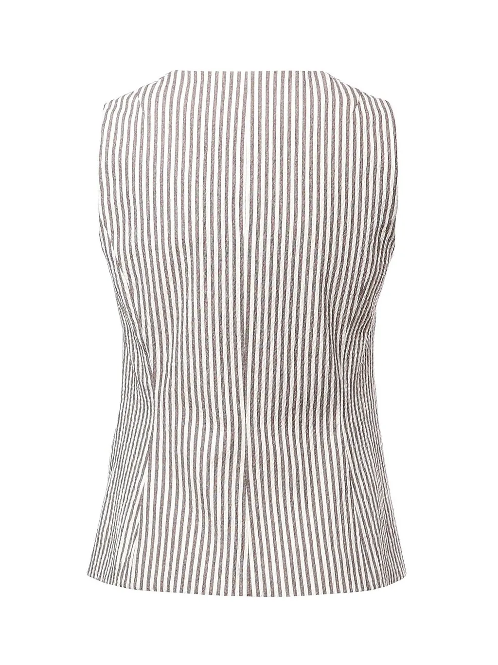 Ottod'ame Striped Tie-Front Top