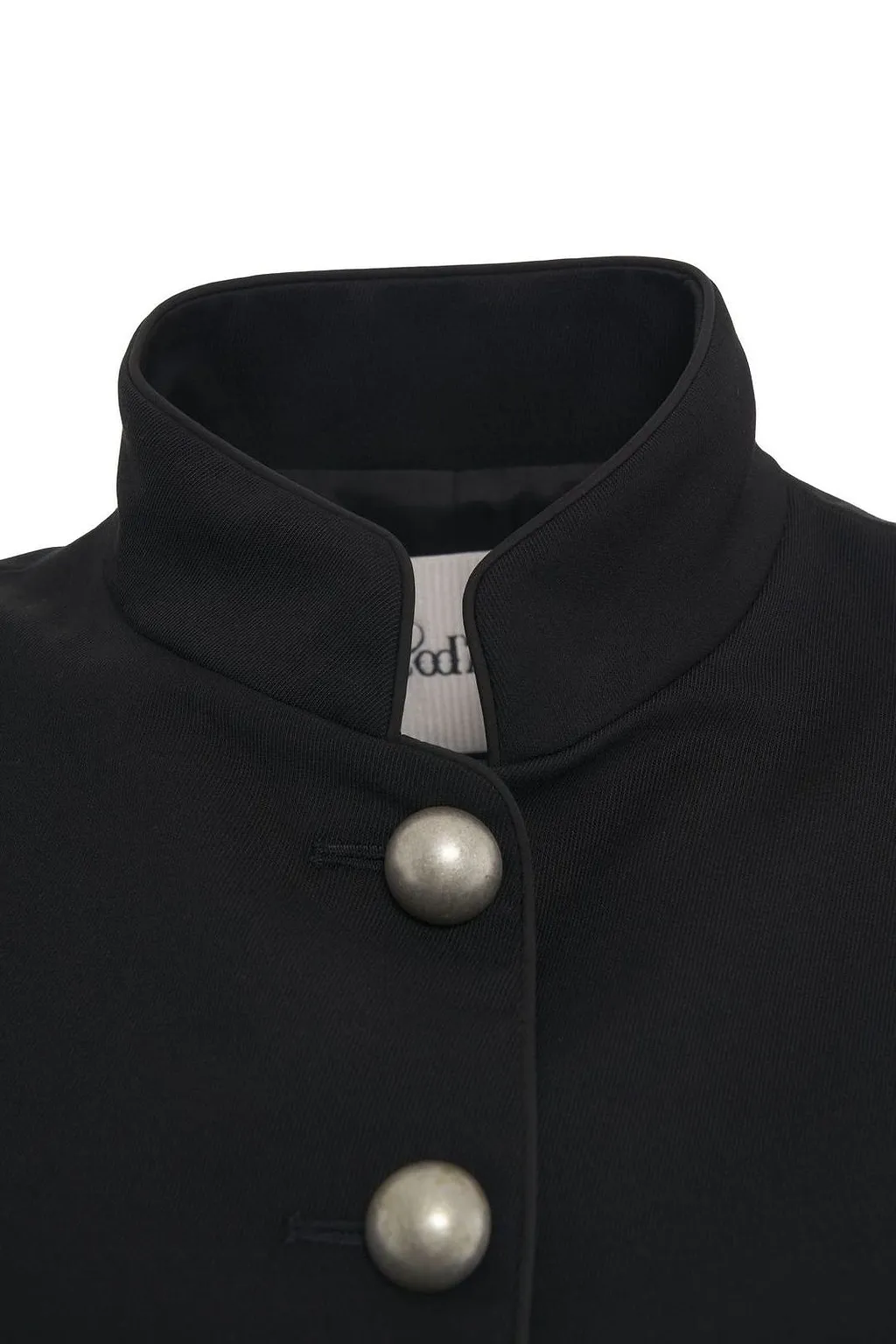 Ottod'ame Stand Collar Buttoned Blazer