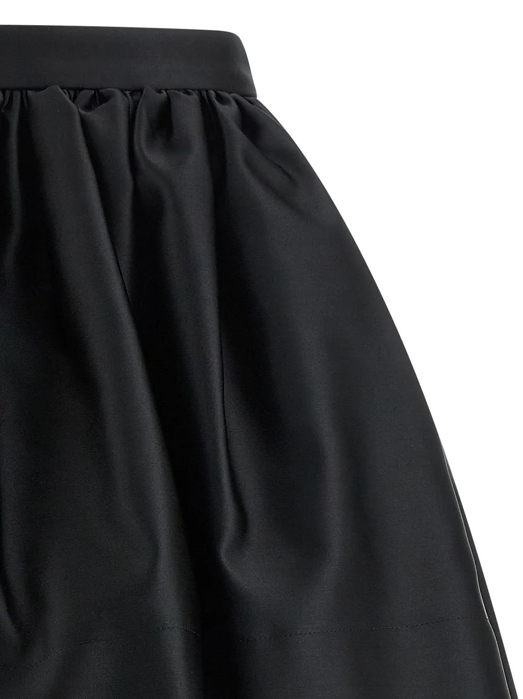Pleated Balloon Mini Skirt