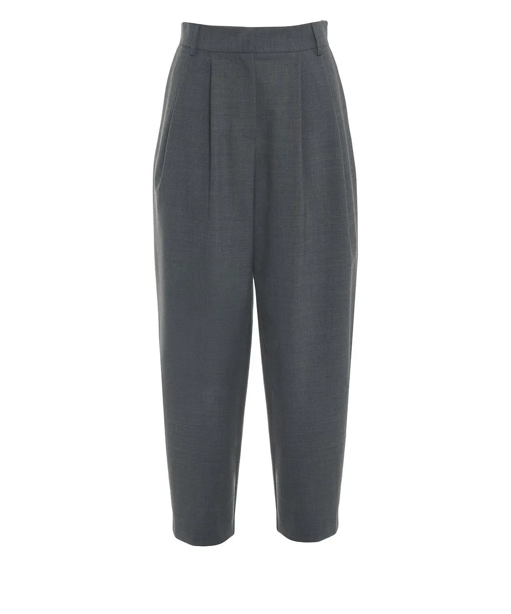 Ottod'ame Whi High-Waist Trousers