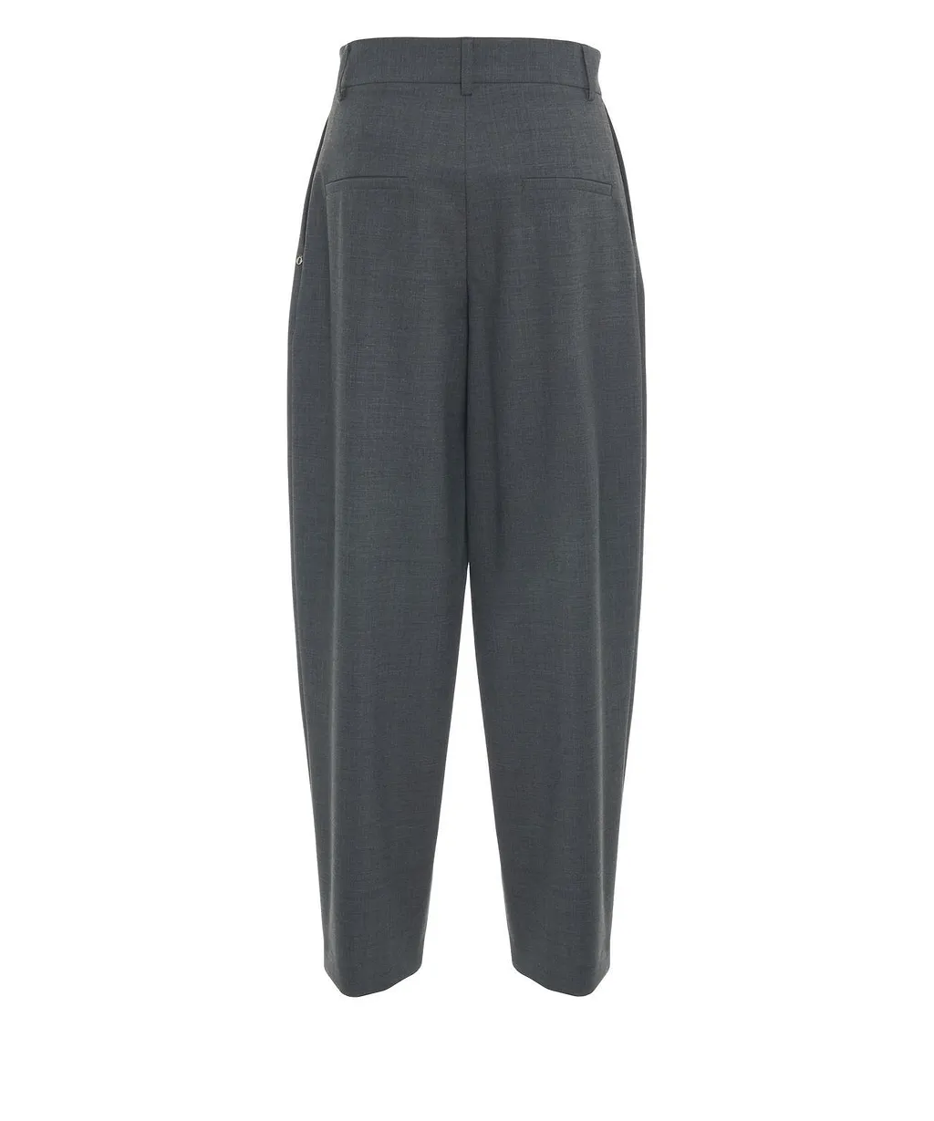Ottod'ame Whi High-Waist Trousers